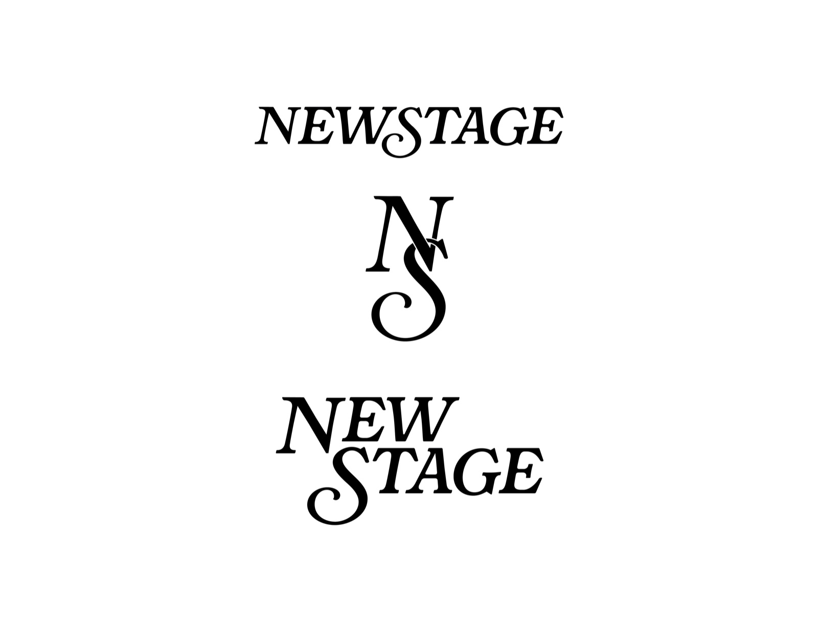 New Stage wordmark and monogram lockups